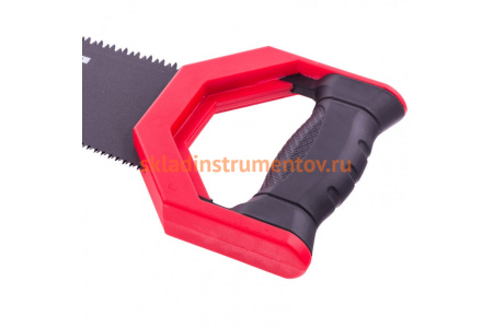 Ножовка по дереву 400 мм, две рабочие кромки 13-14 TPI и 7-8 TPI,тефлоновое покрытие MATRIX UNIVERSAL 23571