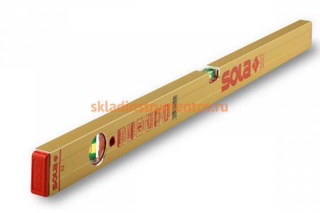 Алюминиевый уровень AZ 80, L=80 см, 2 глазка SOLA 01161101