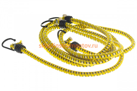 Шнур крепежный резиновый со стальными крюками "MASTER" 2 шт. (120 см; 7 мм) STAYER 40505-120_z01