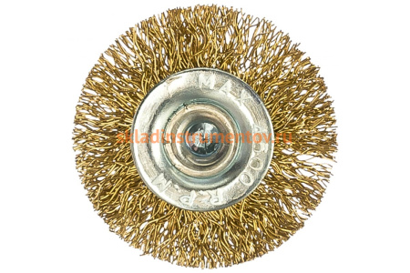 Щетка-крацовка со шпилькой для дрели, 40 мм РемоКолор  45-3-104