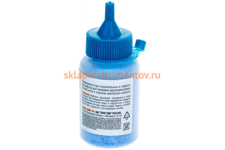 Разметочная краска для строительных работ Зубр синяя 50г 4-06405-1_z01