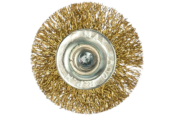 Щетка-крацовка со шпилькой для дрели, 40 мм РемоКолор  45-3-104