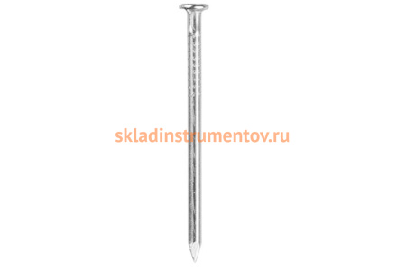 Строительные гвозди Зубр МАСТЕР оцинкованные ГОСТ 4028-63, 2.5х50мм, 5кг (примерно 2510 шт.) 305030-25-050