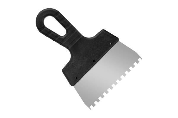 Фасадный зубчатый шпатель (150 мм, зуб.6x6 мм) РемоКолор Мастер 12-7-150