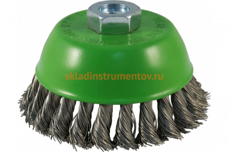 Щетка чашечная жгутовая INOX Standard (120 мм; М14) для УШМ D.BOR D02-IS-120-M14-050