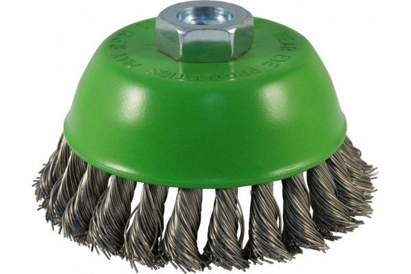 Щетка чашечная жгутовая INOX Standard (120 мм; М14) для УШМ D.BOR D02-IS-120-M14-050