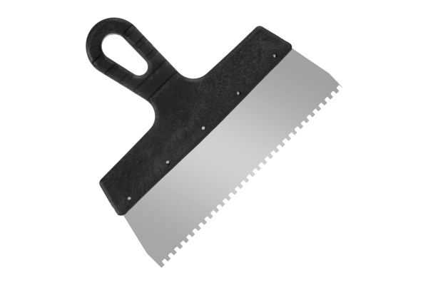 Фасадный зубчатый шпатель (250 мм, зуб.4x4 мм) РемоКолор Мастер 12-6-250