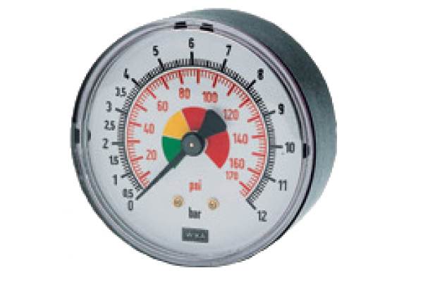 Манометр воздушный (D-63 Post 1/4") 760 1/4 GAV 28964