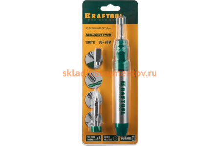 Газовый паяльник , 3в1, регулировка пламени KRAFTOOL 1300С 55504-H3 Газовый паяльник , 3в1, регулировка пламени KRAFTOOL 1300С 55504-H3