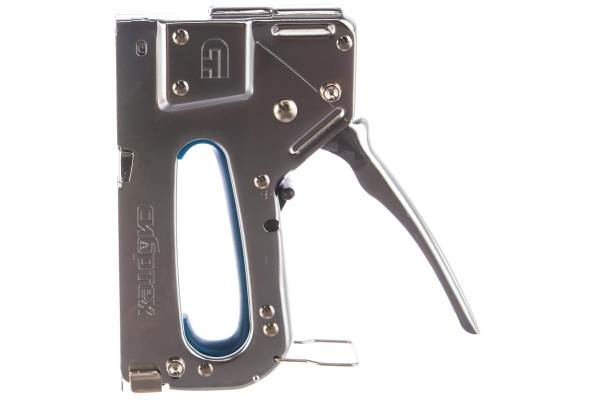 Мебельный металлический регулируемый степлер, тип скобы 53, 4-14мм СИБРТЕХ 40101