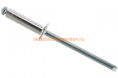 Заклепка вытяжная открытая алюминий/сталь AlMg 1.5%/St (50 шт; 4x14 мм; Борт: Стандарт) MESSER 111114014-50