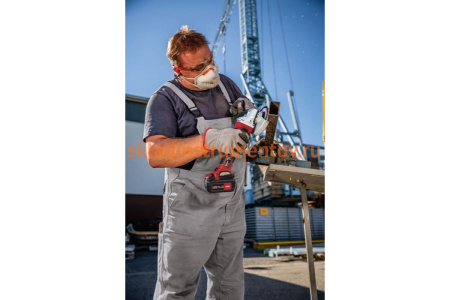 Аккумуляторная угловая шлифовальная машина FLEX LBE 125 18.0-EC/5.0 Set 499323