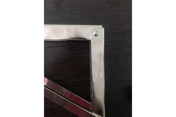 Складной кронштейн для полок MFK-TORG 400х220мм никель SB-53 НЕКОНДИЦИЯ К-53-400х220