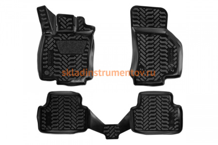 Ковры в салон Airline 3D для Skoda Octavia A7 13- ACM-PS-60