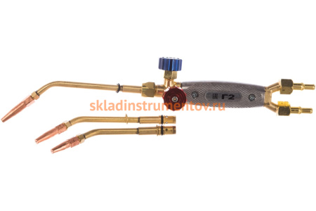 Ацетиленовая горелка с наконечниками № 1, 2, 3 REDIUS Г2-123 09101