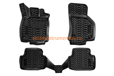 Ковры в салон Airline 3D для Skoda Octavia A7 13- ACM-PS-60
