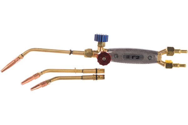 Ацетиленовая горелка с наконечниками № 1, 2, 3 REDIUS Г2-123 09101