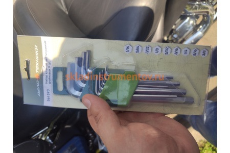 Набор шестигранных дюймовых ключей 9 шт ДТ/40 Дело Техники 561590