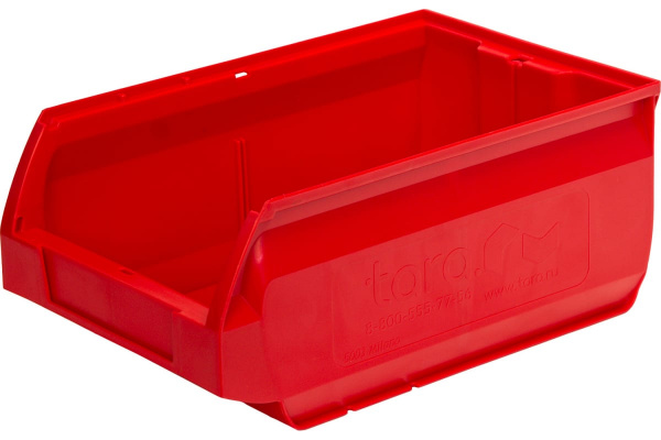 Ящик ТАРА Milano 350х230х150 мм, красный 10038