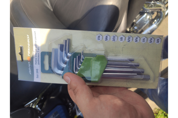 Набор шестигранных дюймовых ключей 9 шт ДТ/40 Дело Техники 561590