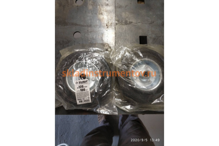 Колесо (125 мм; г/п 100 кг; резина/металл; игольчатый подшипник) ЗУБР 30936-125