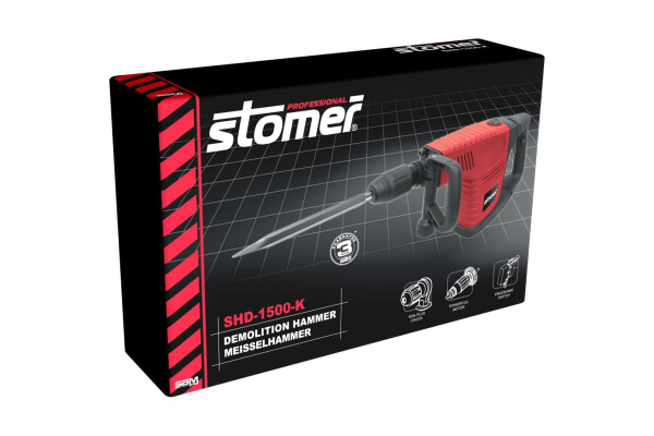 Электрический отбойный молоток STOMER SHD-1500-K 98299366