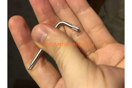 Г-образный ключ ROCKFORCE TORX T10H с отверстием RF-76710