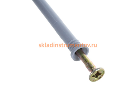 Полипропиленовый дюбель-гвоздь Зубр цилиндрический бортик, 8x140мм, ТФ6, 2шт 4-301366-08-140