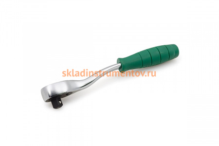 Трещотка с быстрым сбросом Hans 1/4" с изогнутой рукояткой 72 зуба 2162GQ