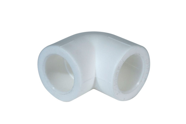 Уголок Энкор PPRC ф 25мм угол 90 белый 45331