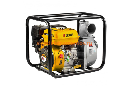 Бензиновая мотопомпа для чистой воды DENZEL PX-80 99202 Бензиновая мотопомпа для чистой воды DENZEL PX-80 99202