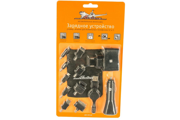 Зарядное устройство для мобильных устройств 17в1 Airline ACH-M-02