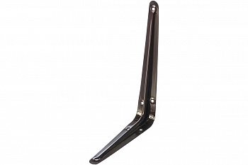 Угловой кронштейн с ребром СИБРТЕХ 150х200 мм коричневый 94024