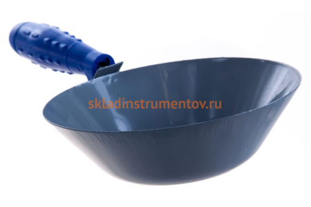 Строительный ковш с площадкой, пластиковая ручка 160 мм КУРС 05912