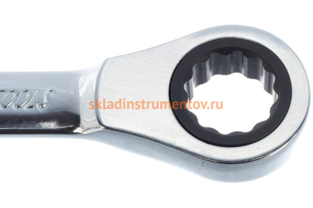 Набор комбинированных трещоточных коротких ключей 8-17мм 9шт JTC-5051