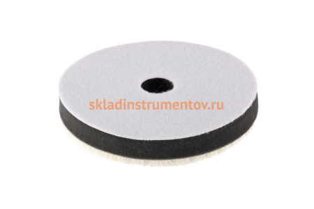 Насадка полировальная под липучку (125 мм, короткая плетеная шерстяная нить) MATRIX 75962