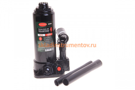 Гидравлический бутылочный домкрат с клапаном ROCKFORCE 4т высподъема 194-372мм RF-T90404S