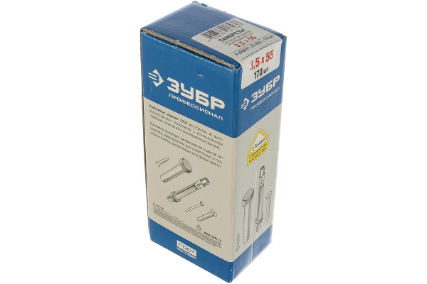 Саморезы универсальные по дереву 170 шт. (3,5х55 мм; PH2; ТФ1) Зубр 4-300031-35-055