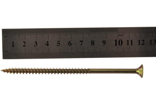 Универсальные саморезы СУ-Ж ЗУБР, 120 х 6.0 мм, 4 шт, желтый цинк, 300396-60-120