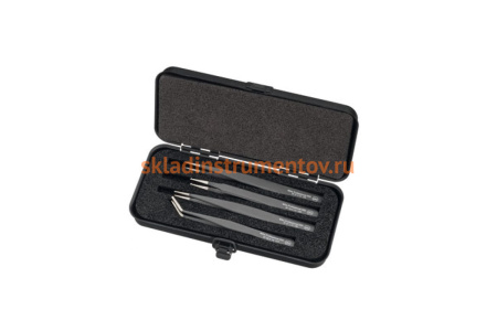 Набор пинцетов SMD Professional ESD, 4 предмета Wiha 32349