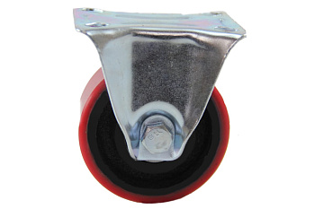 Колесо б/г полиуретановое неповоротное Medium 125 мм MFK-TORG 1041125 M