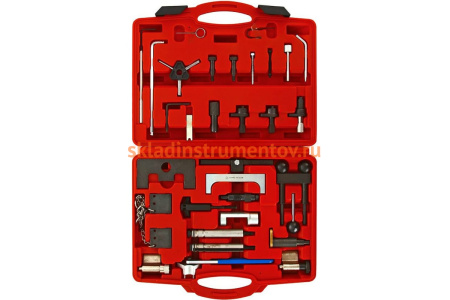 Набор фиксаторов распредвала / коленвала, VAG , кейс, 34шт МАСТАК 103-21108C