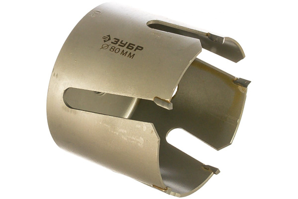 Коронка ПРОФИ Универсальная (80х55 мм; М16) Зубр 29514-80