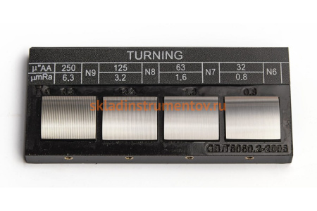 Набор образцов шероховатости поверхности ZITOM 27шт, Ra 0.05 - 12.5 ks00001