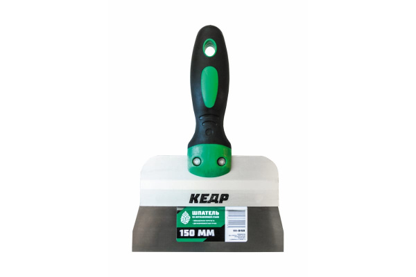 Фасадный шпатель с двухкомпонентной ручкой КЕДР 200 мм 111-0200 53677