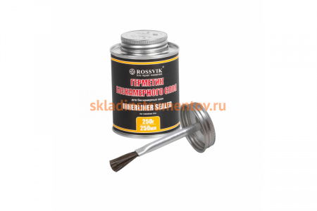 Герметик бескамерного слоя 250 мл банка с кистью ROSSVIK НФ-00000750