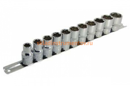 Набор головок (11 шт; 10-24 мм; 1/2) 401311 00-00007765