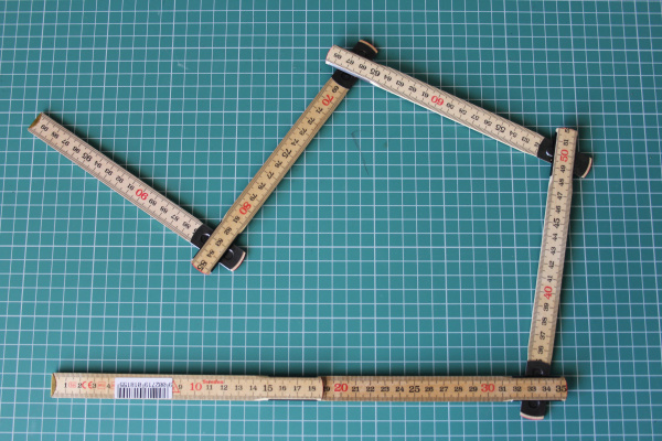 Складной метр (1 м, береза) SOLA H 1/6 53011101