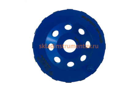 Чашка алмазная двухрядная 125 мм ЗУБР Профессионал, 33372-125