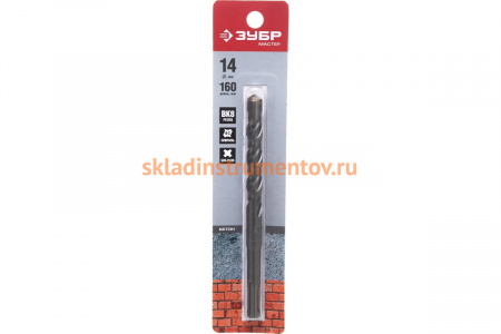 Бур SDS-plus ЗУБР  14х160 мм 29315-160-14